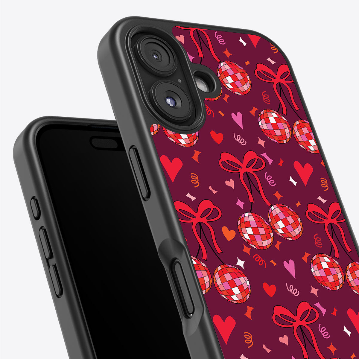 Disco Cherries - iPhone 16 Plus Case #case type_core (non magsafe)
