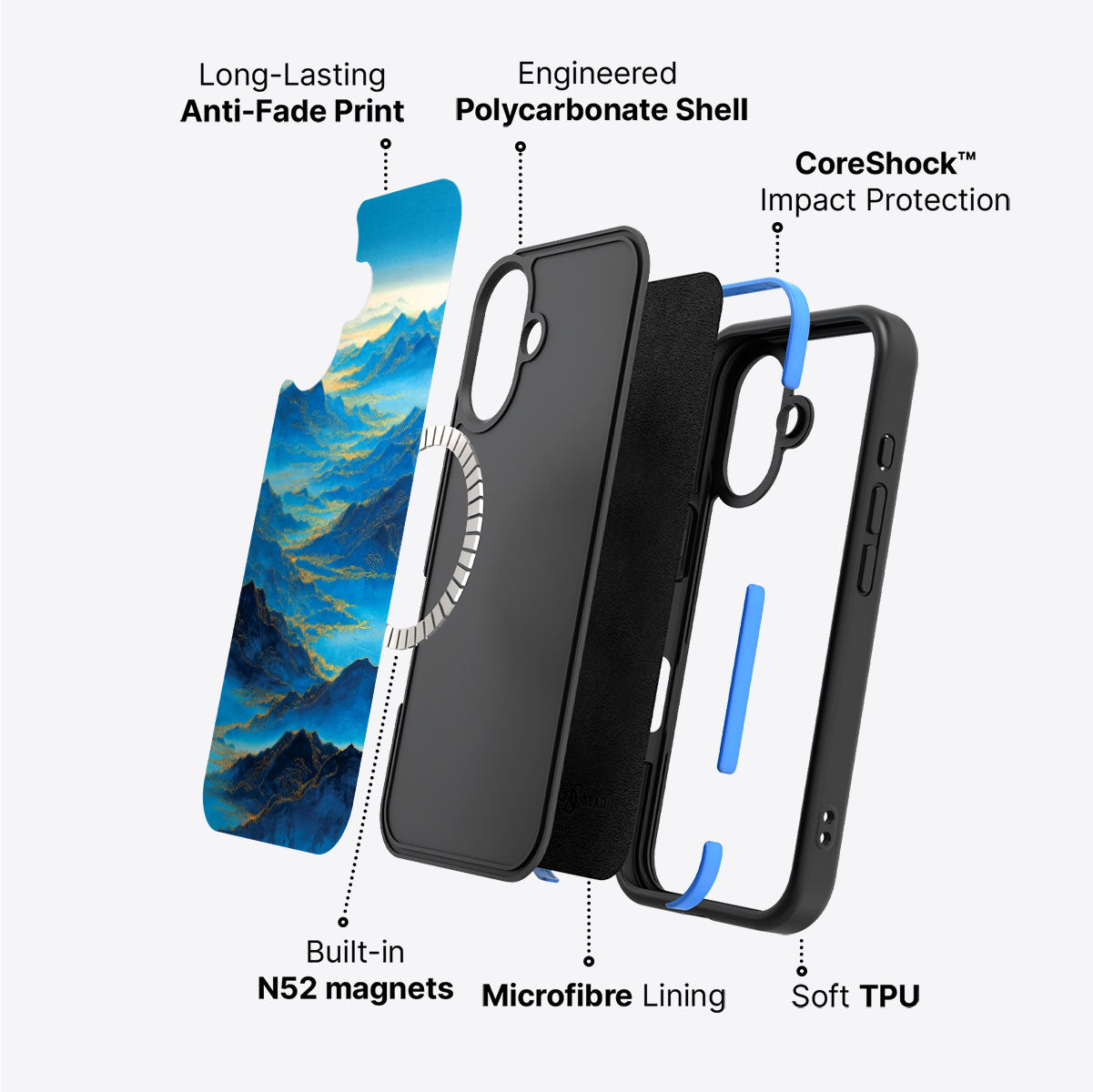 Ethereal Dawn - iPhone 16 Plus Case #case type_core (magsafe)