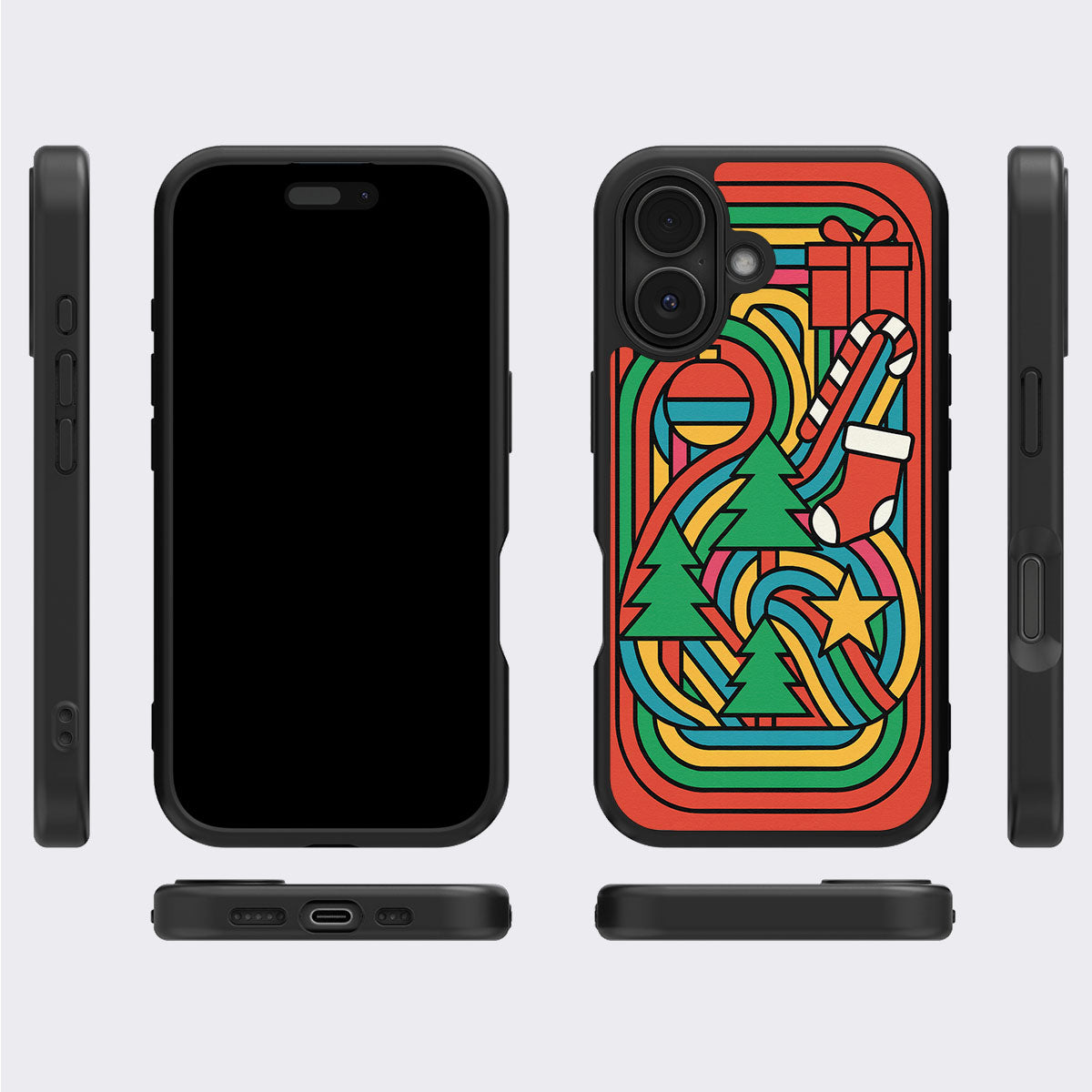 Feeling Festive - iPhone 16 Plus Case #case type_core (magsafe), #case type_core (non magsafe)