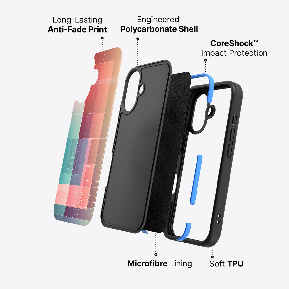 Fibionacci Play - iPhone 16 Plus Case #case type_core (non magsafe)