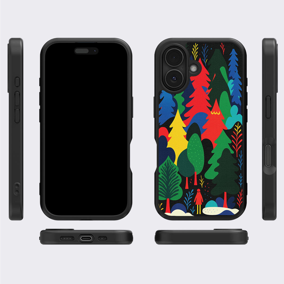 Forest Festivities - iPhone 16 Plus Case #case type_core (magsafe), #case type_core (non magsafe)