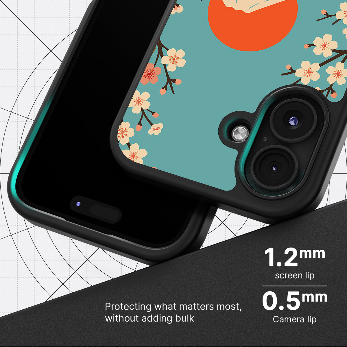 Fuji Cats - iPhone 16 Plus Case #case type_core (magsafe), #case type_core (non magsafe)