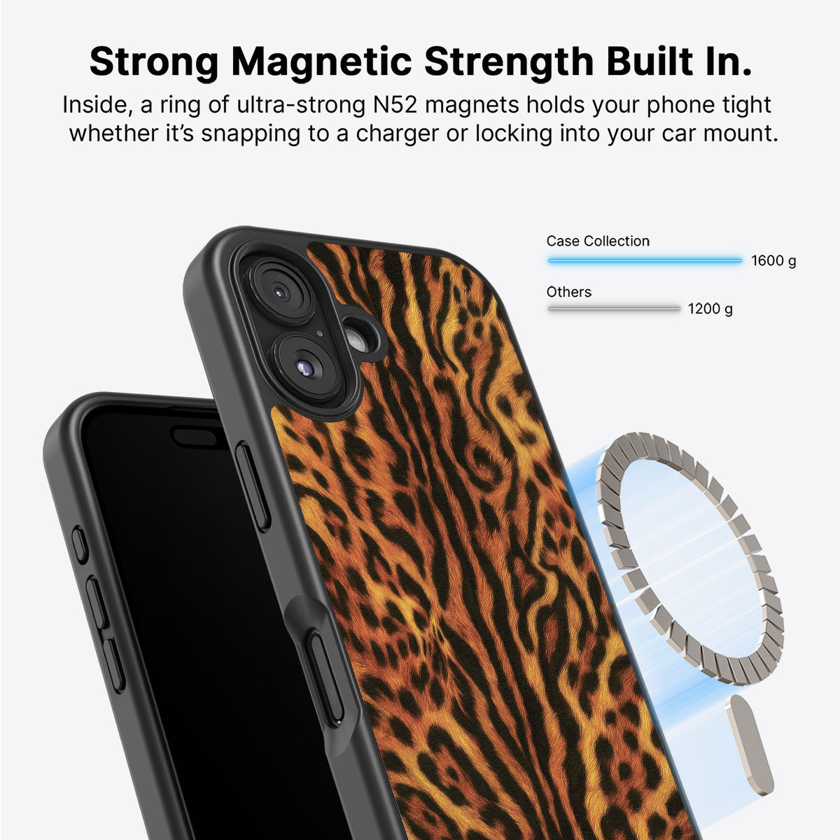 Leopard Trail - iPhone 16 Plus Case #case type_core (magsafe)