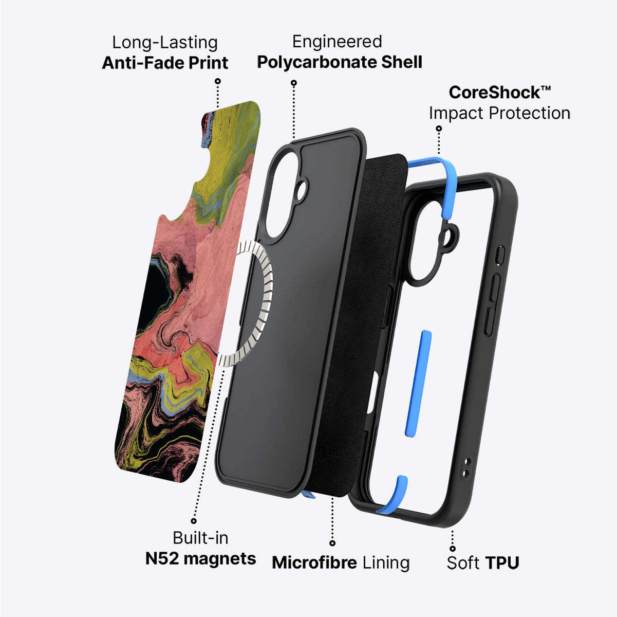 Melting Icecream - iPhone 16 Plus Case, #case type_core (magsafe)