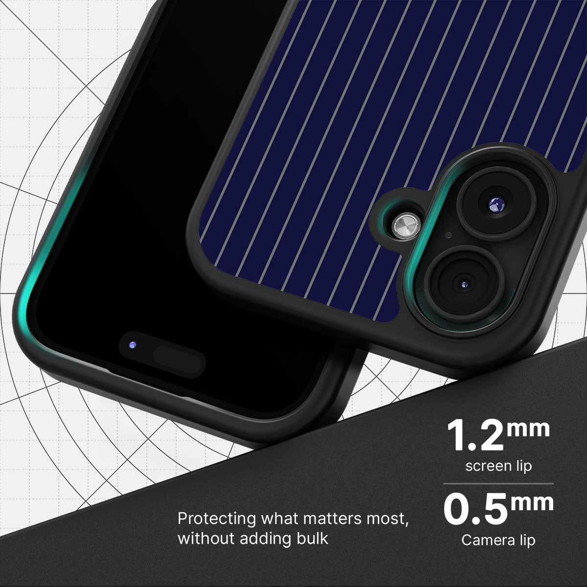 Navy Suits - iPhone 16 Plus Case #case type_core (magsafe), #case type_core (non magsafe)