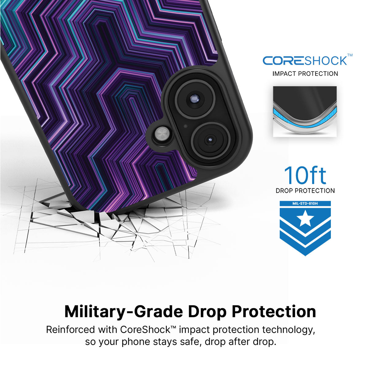 Neonverse - iPhone 16 Plus Case #case type_core (magsafe), #case type_core (non magsafe)