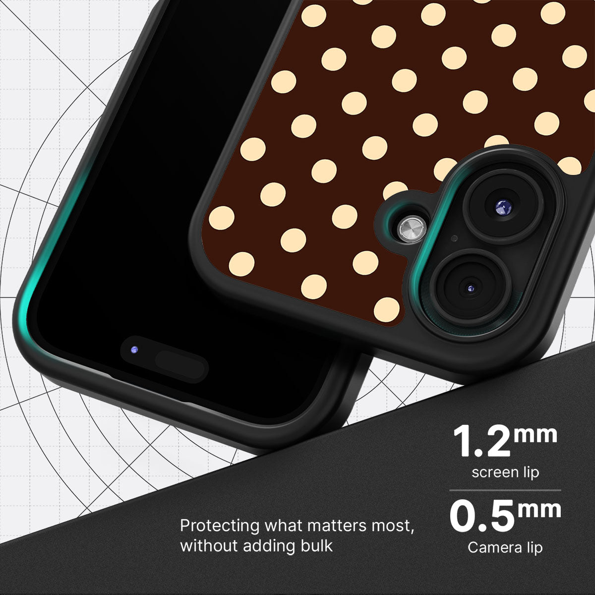 Nutty Choco - iPhone 16 Plus Case #case type_core (magsafe), #case type_core (non magsafe)