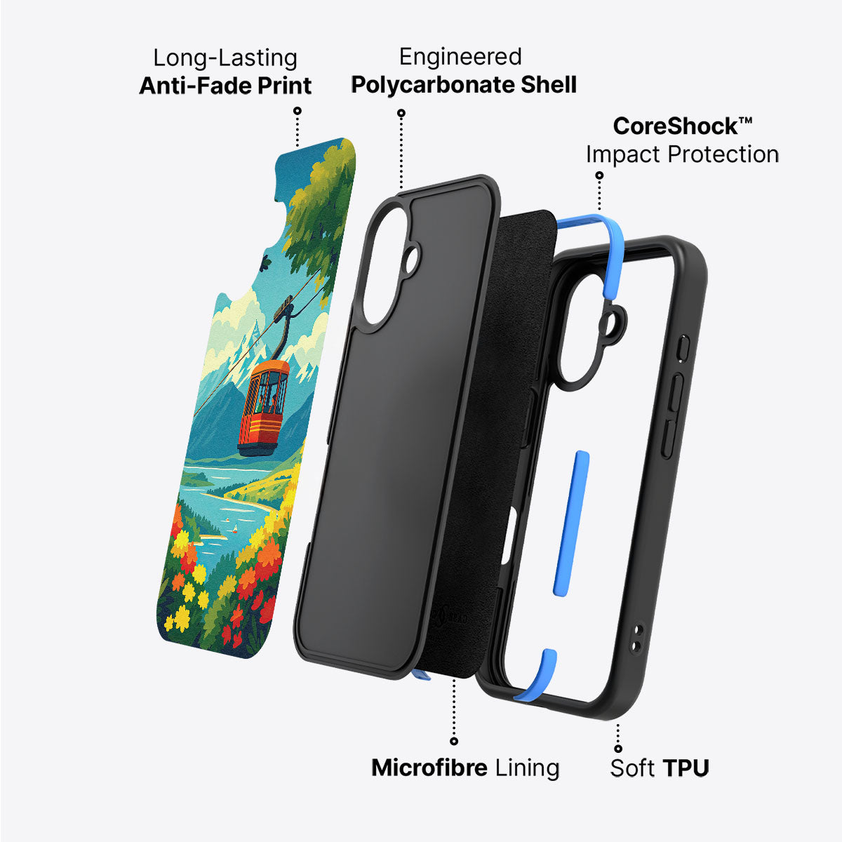 Queenstown - iPhone 16 Plus Case #case type_core (non magsafe)