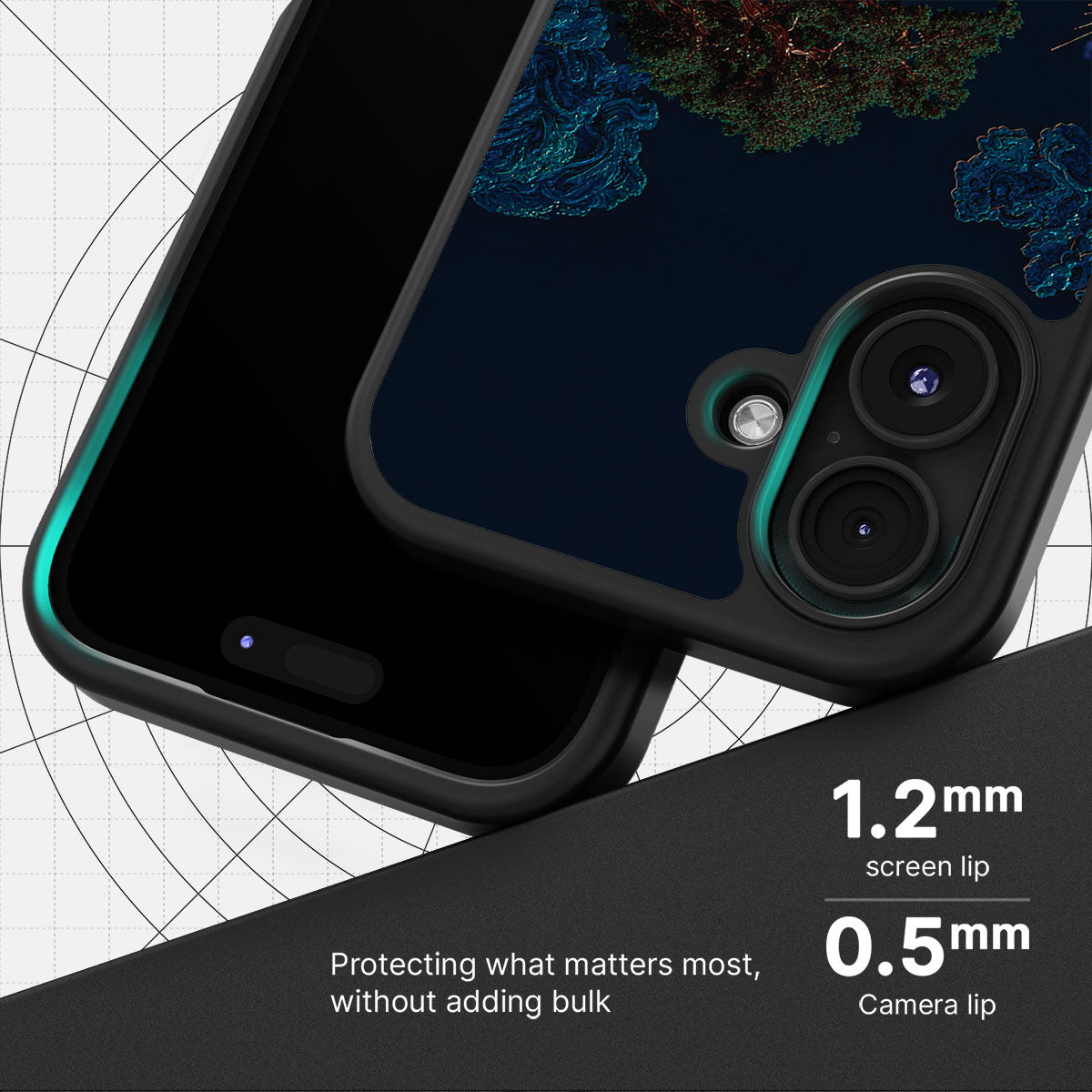 Quiet Moon slim iPhone 16 Plus phone case