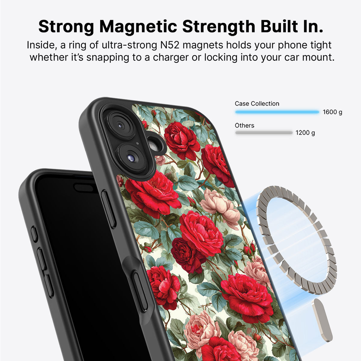 iPhone 16 Plus Case with MagSafe – Ruby Roses
