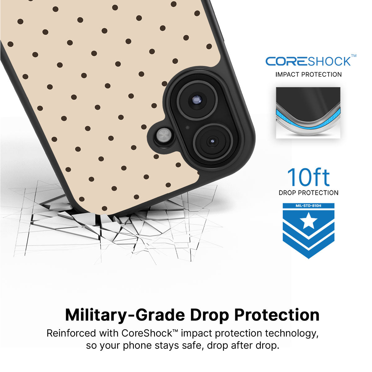 Sand Pearl - iPhone 16 Plus Case #case type_core (magsafe), #case type_core (non magsafe)