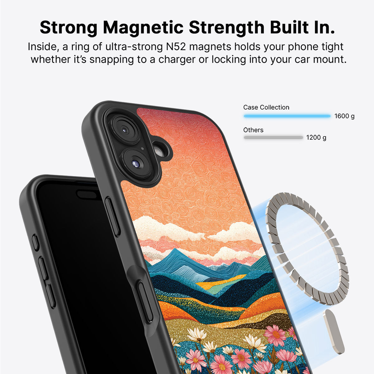 iPhone 16 Plus Case with MagSafe – Soft Horizon