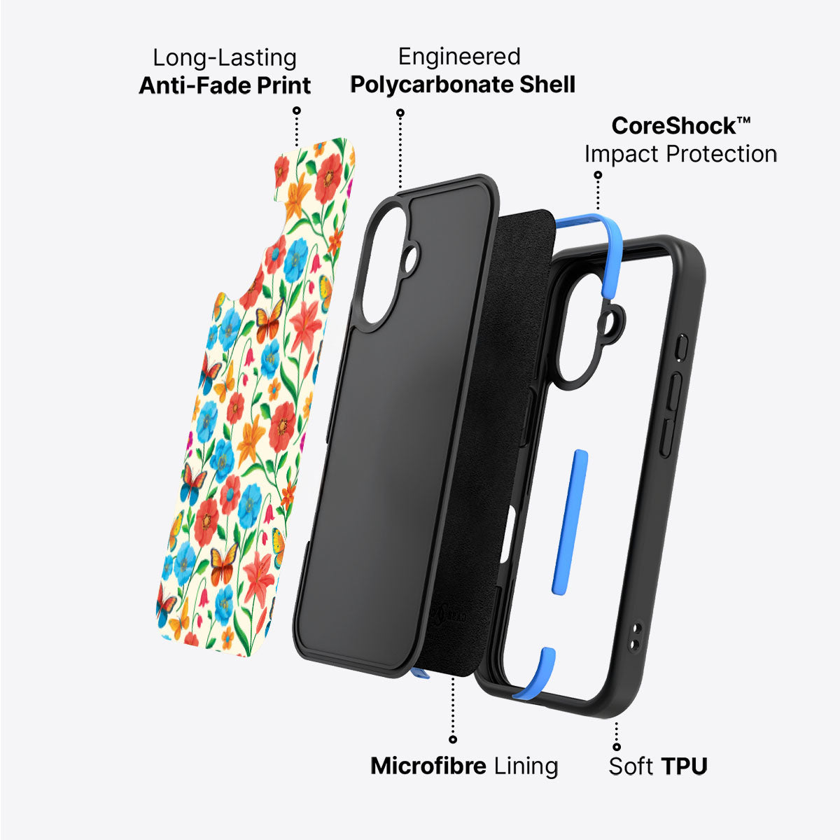 Spring Garden - iPhone 16 Plus Case #case type_core (non magsafe)