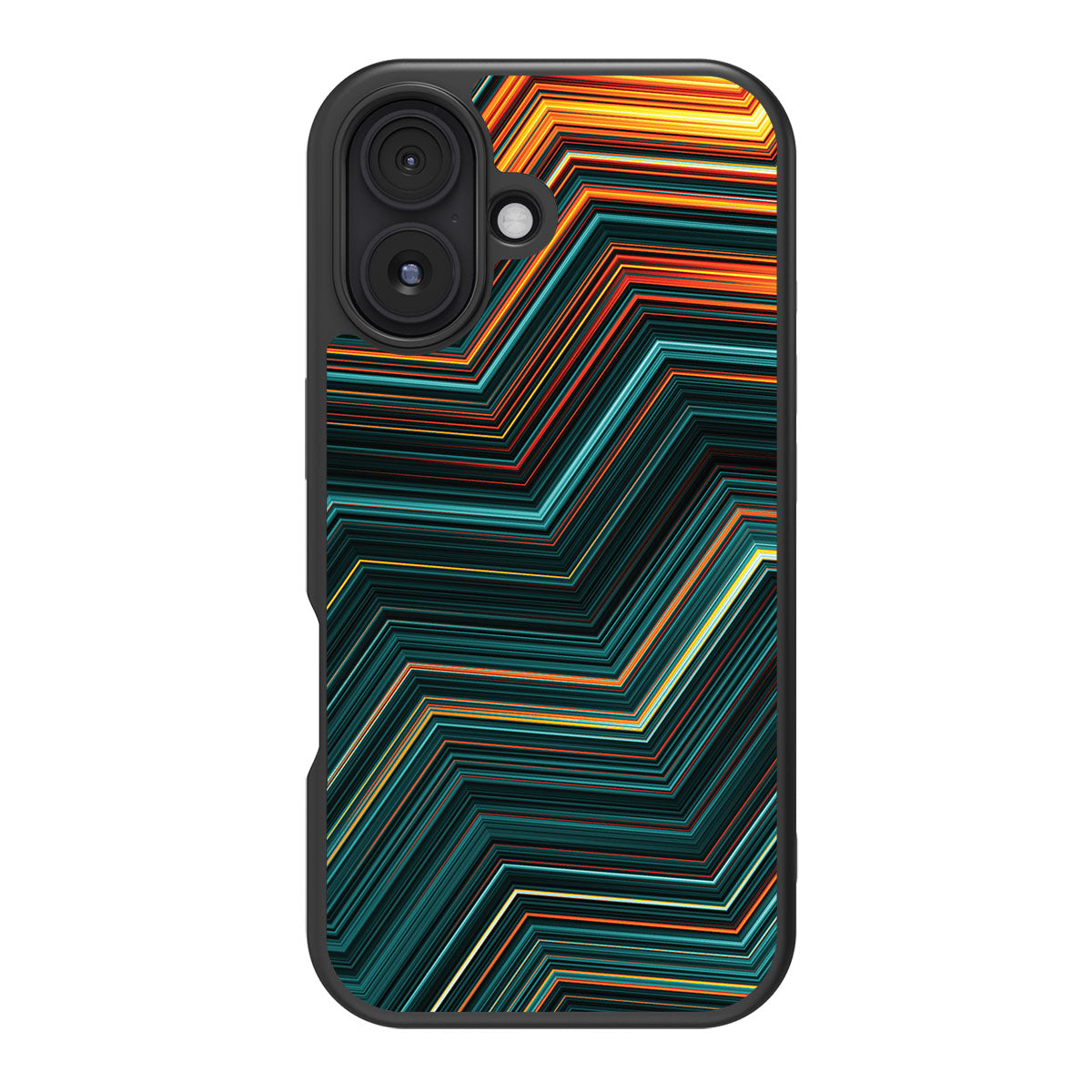 Techno Waves - iPhone 16 Plus Case #case type_core (magsafe), #case type_core (non magsafe)