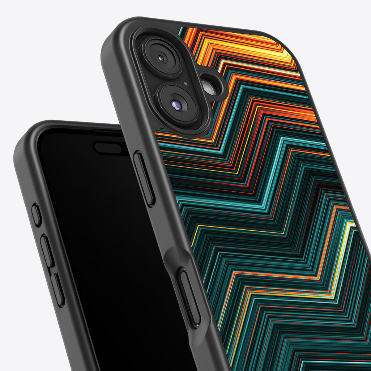 Techno Waves - iPhone 16 Plus Case #case type_core (non magsafe)