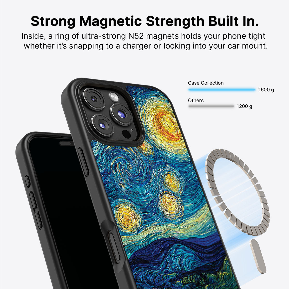 iPhone 16 Pro MagSafe case – Astral Waves design