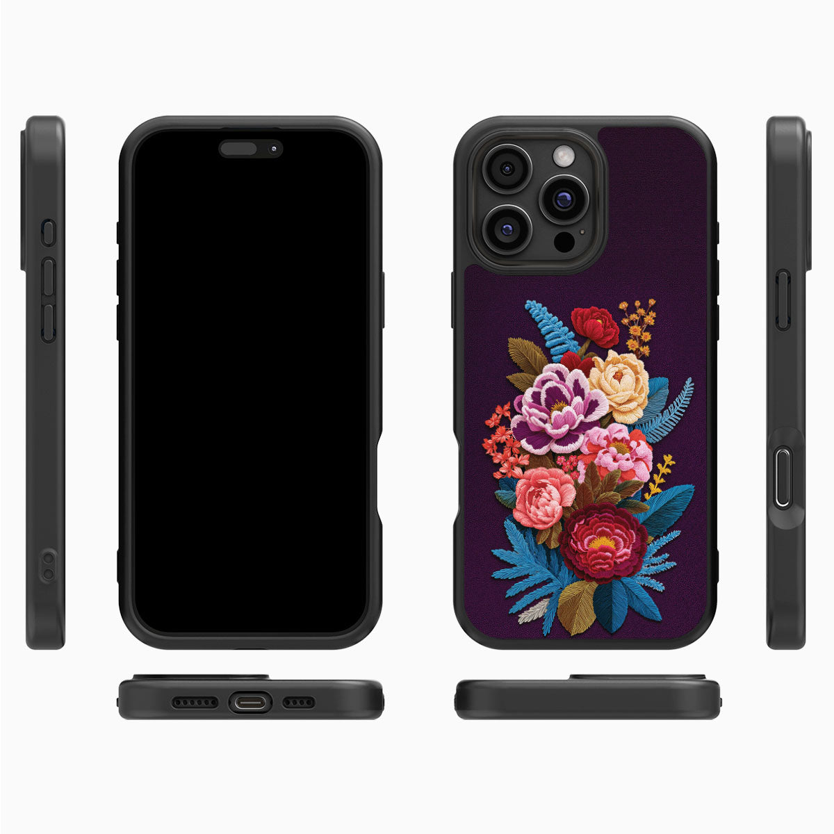 iPhone 16 Pro Case with MagSafe – Baroque Bloom