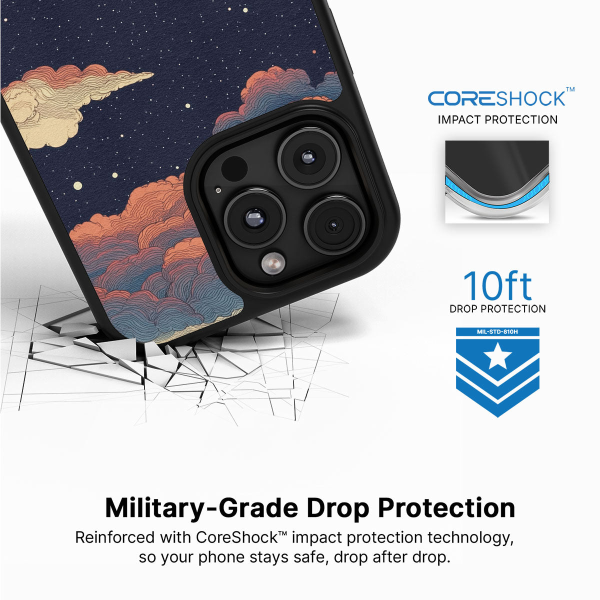 Blushed Moon - iPhone 16 Pro Case #case type_core (magsafe), #case type_core (non magsafe)