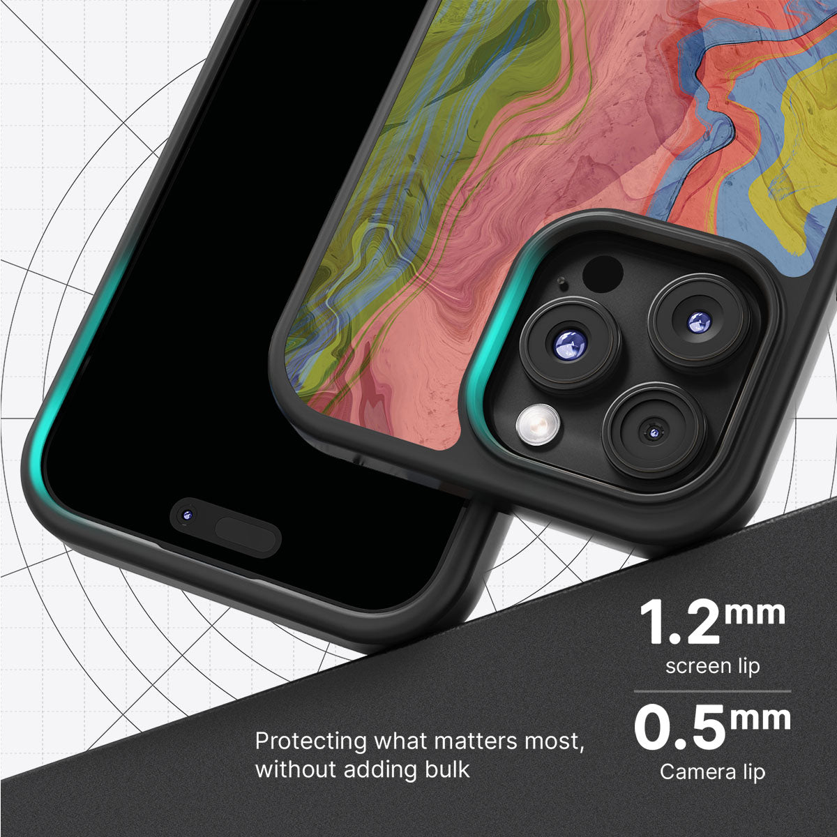 Coloured Rivers - iPhone 16 Pro Case, #case type_core (magsafe), #case type_core (non magsafe)