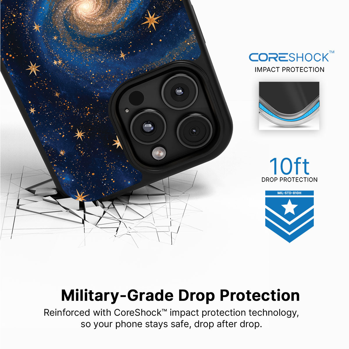 iPhone 16 Pro Case with MagSafe – Cosmic Tide