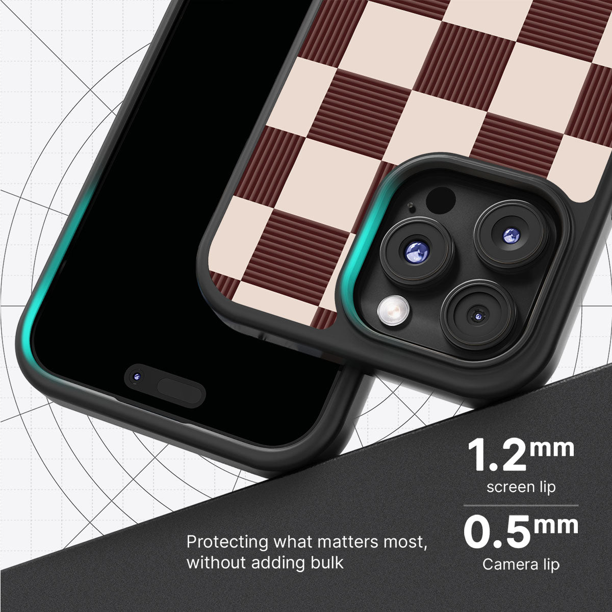 Elegance Espresso - iPhone 16 Pro Case #case type_core (magsafe), #case type_core (non magsafe)