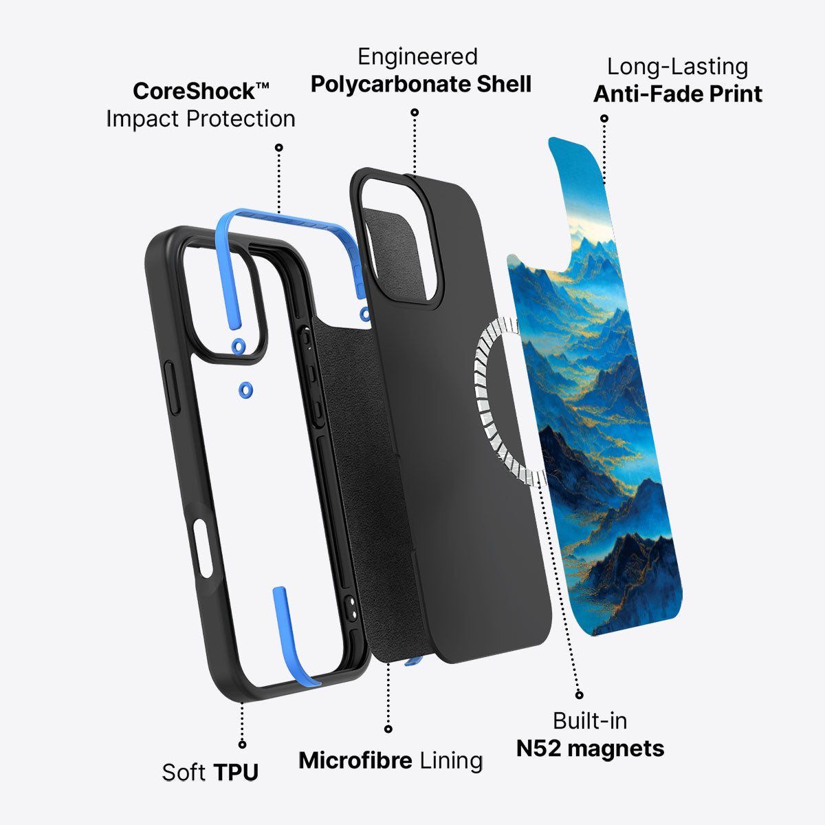 Ethereal Dawn - iPhone 16 Pro Case #case type_core (magsafe)