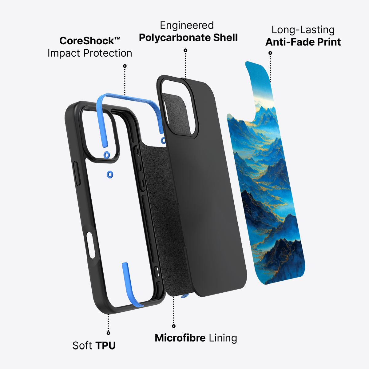 Ethereal Dawn - iPhone 16 Pro Case #case type_core (non magsafe)