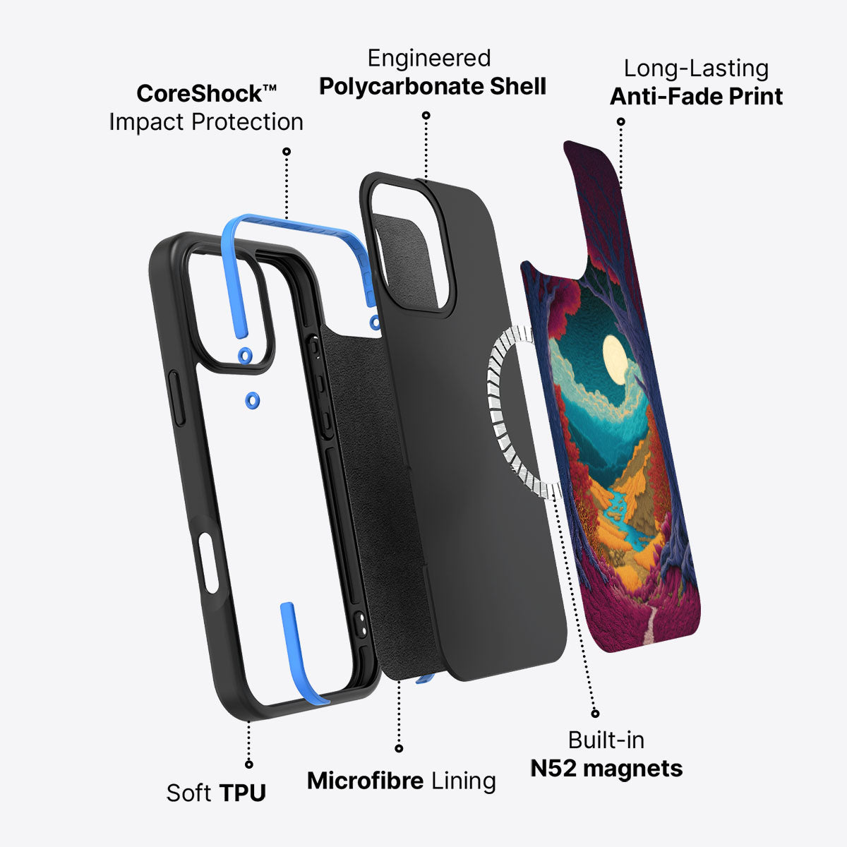 iPhone 16 Pro Case with MagSafe – Harvest Moon
