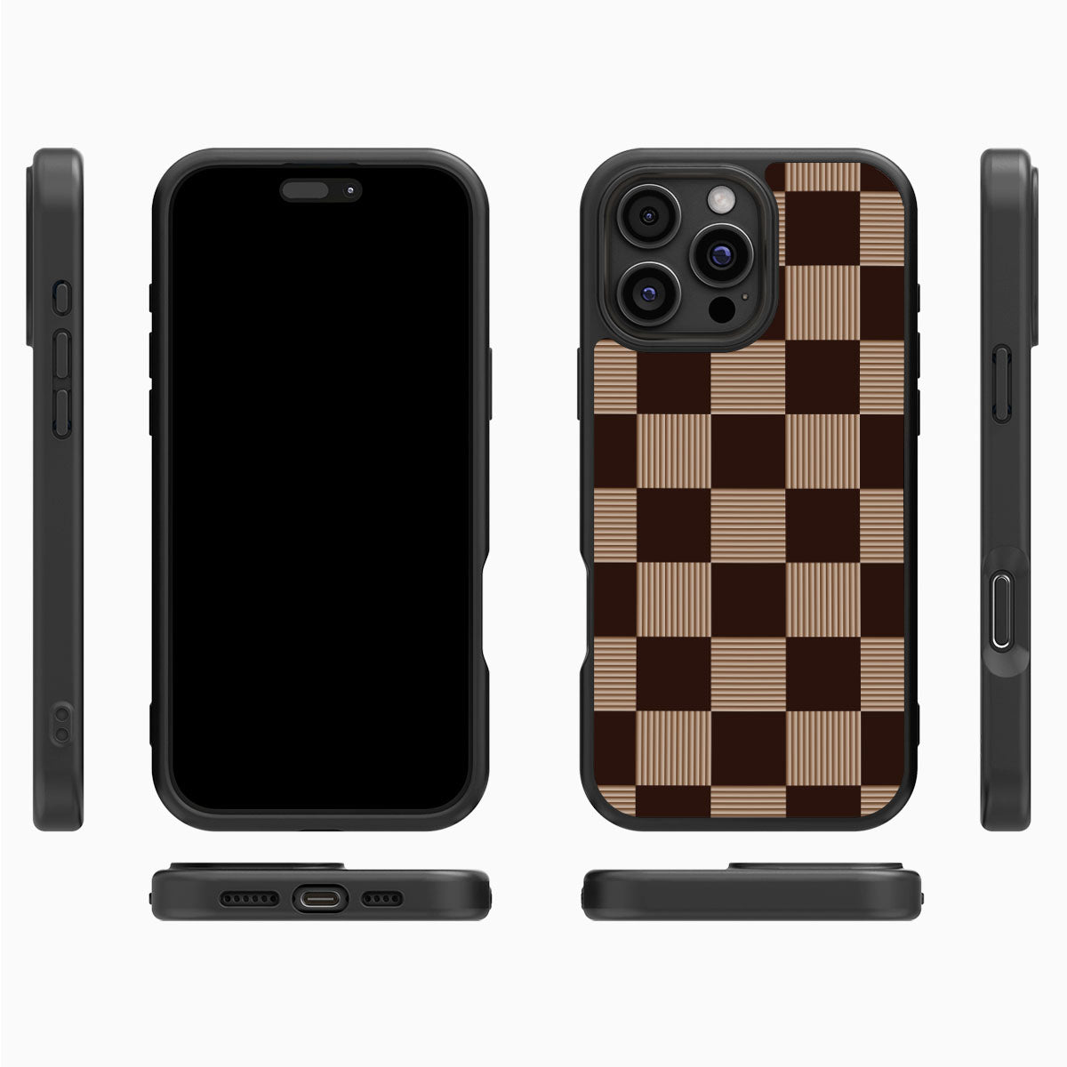 Latte Check - iPhone 16 Pro Case #case type_core (magsafe), #case type_core (non magsafe)