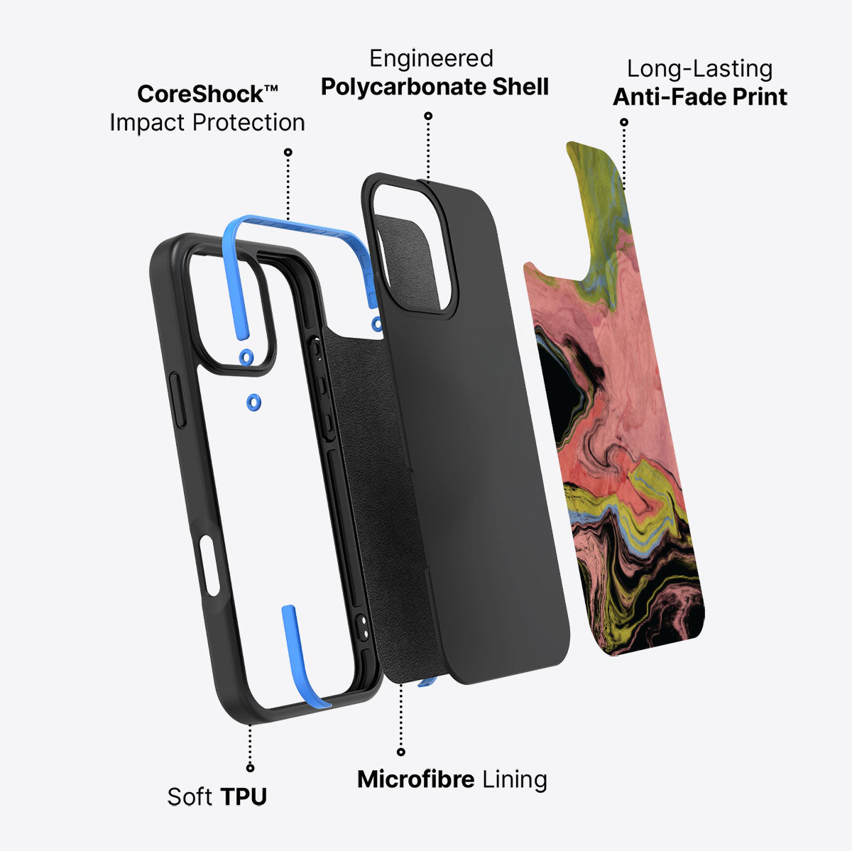 Melting Icecream - iPhone 16 Pro Case, #case type_core (non magsafe)