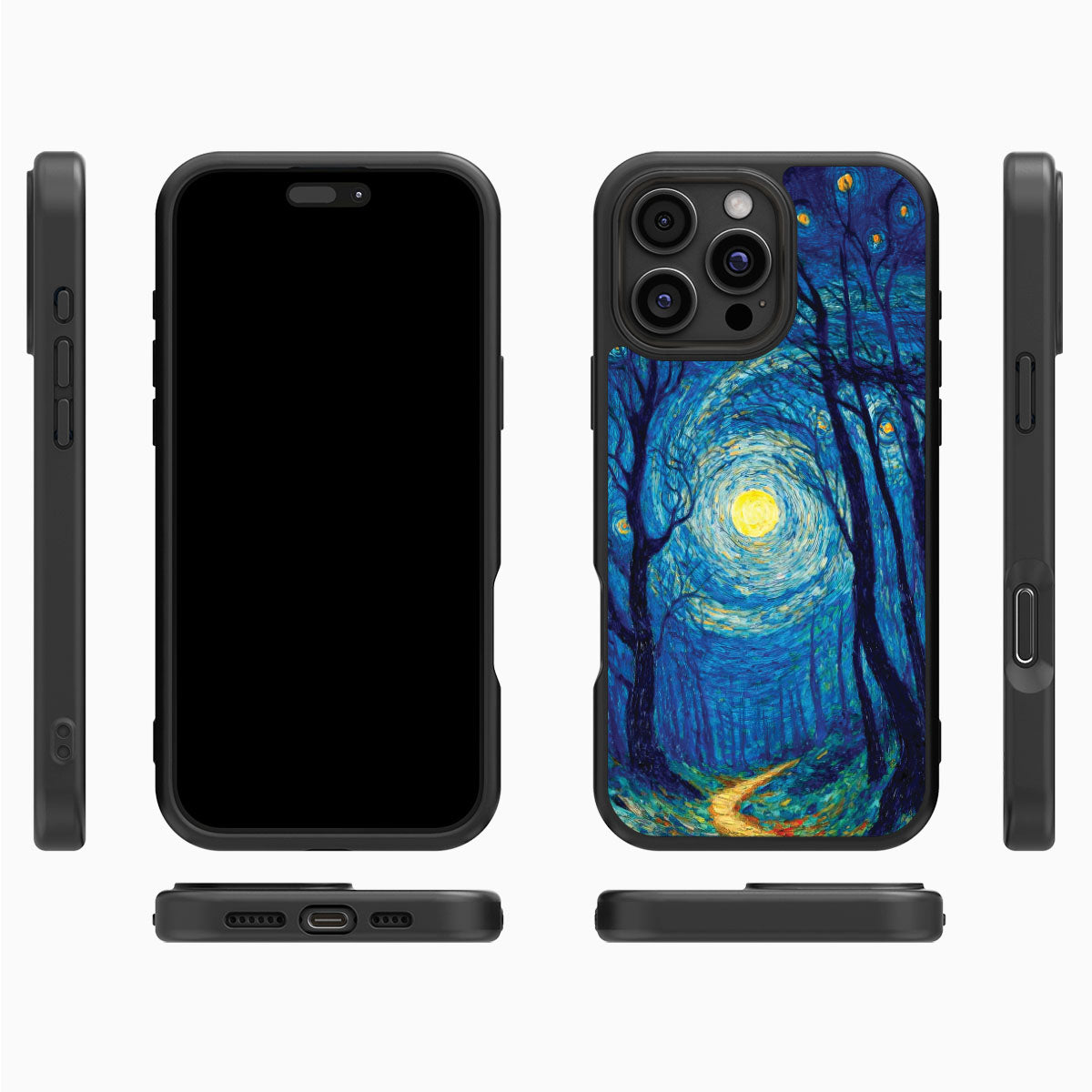 iPhone 16 Pro Case with MagSafe – Moonlit Forest