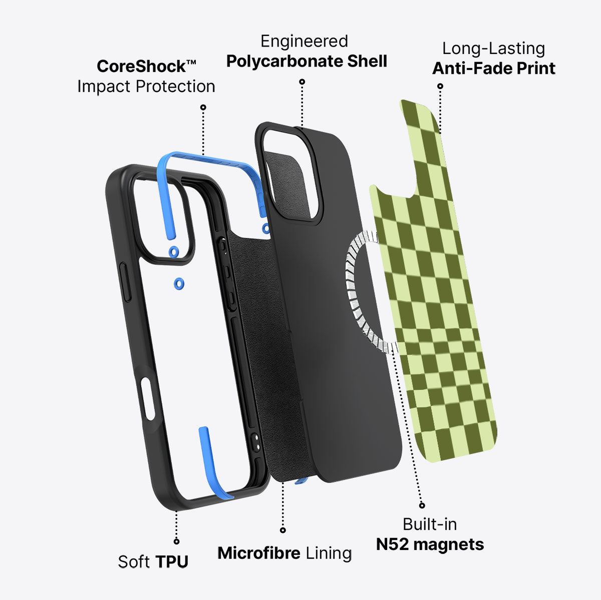 Olive Meadow - iPhone 16 Pro Case