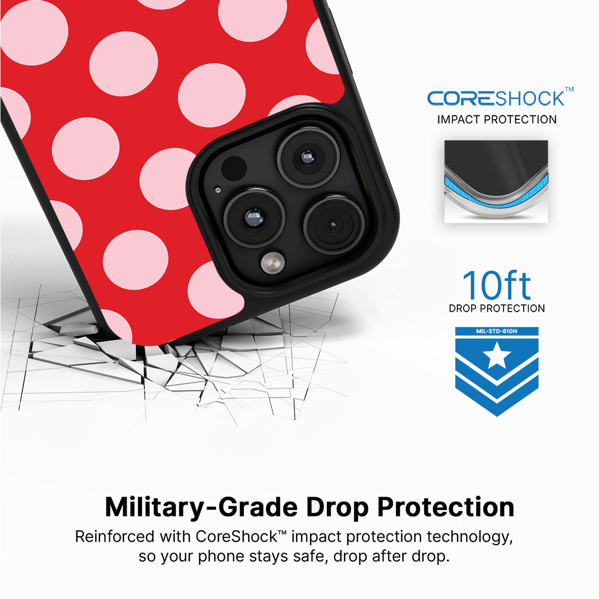 Rouge Blush - iPhone 16 Pro Case #case type_core (magsafe), #case type_core (non magsafe)