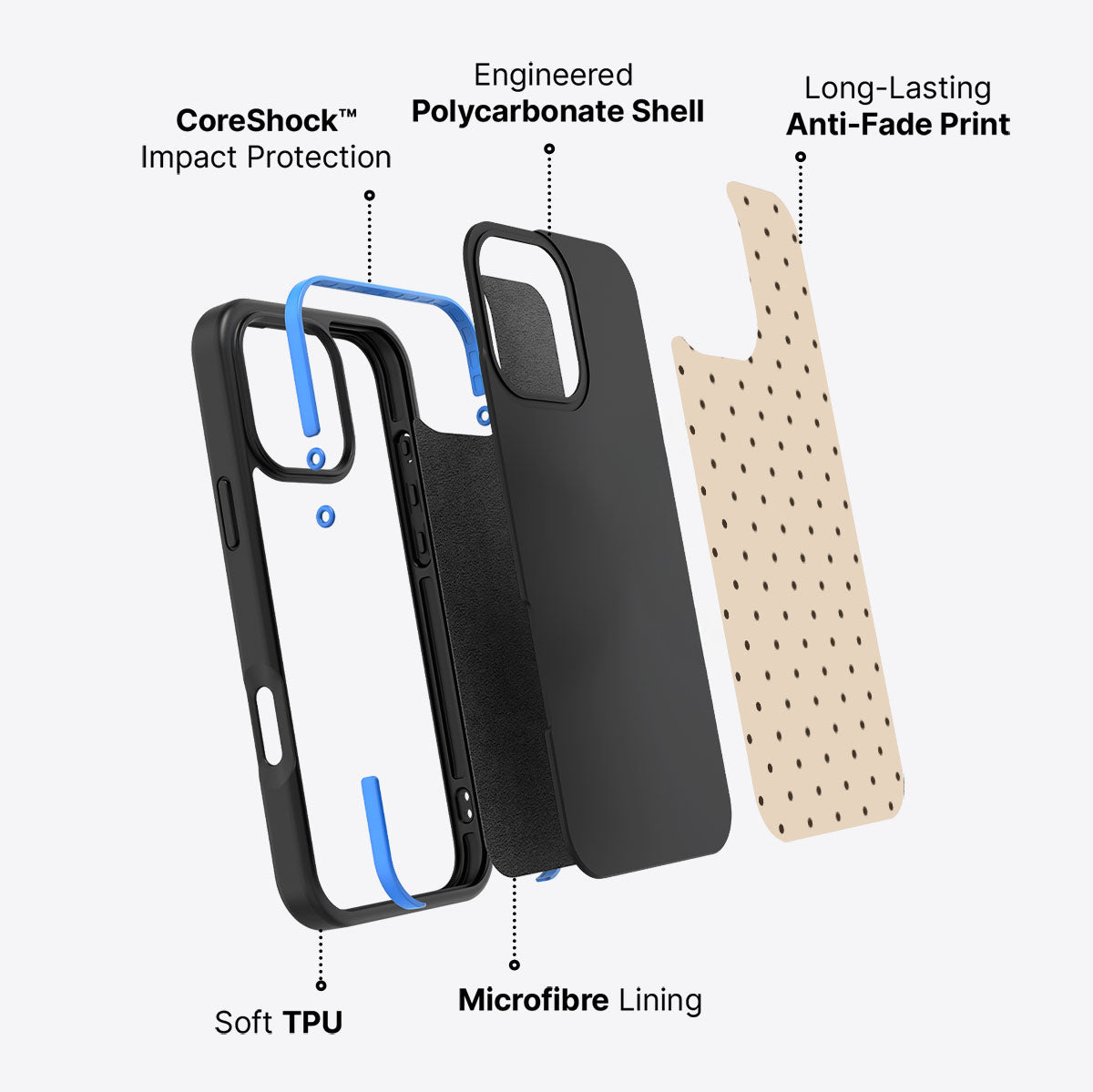 Sand Pearl - iPhone 16 Pro Case #case type_core (non magsafe)