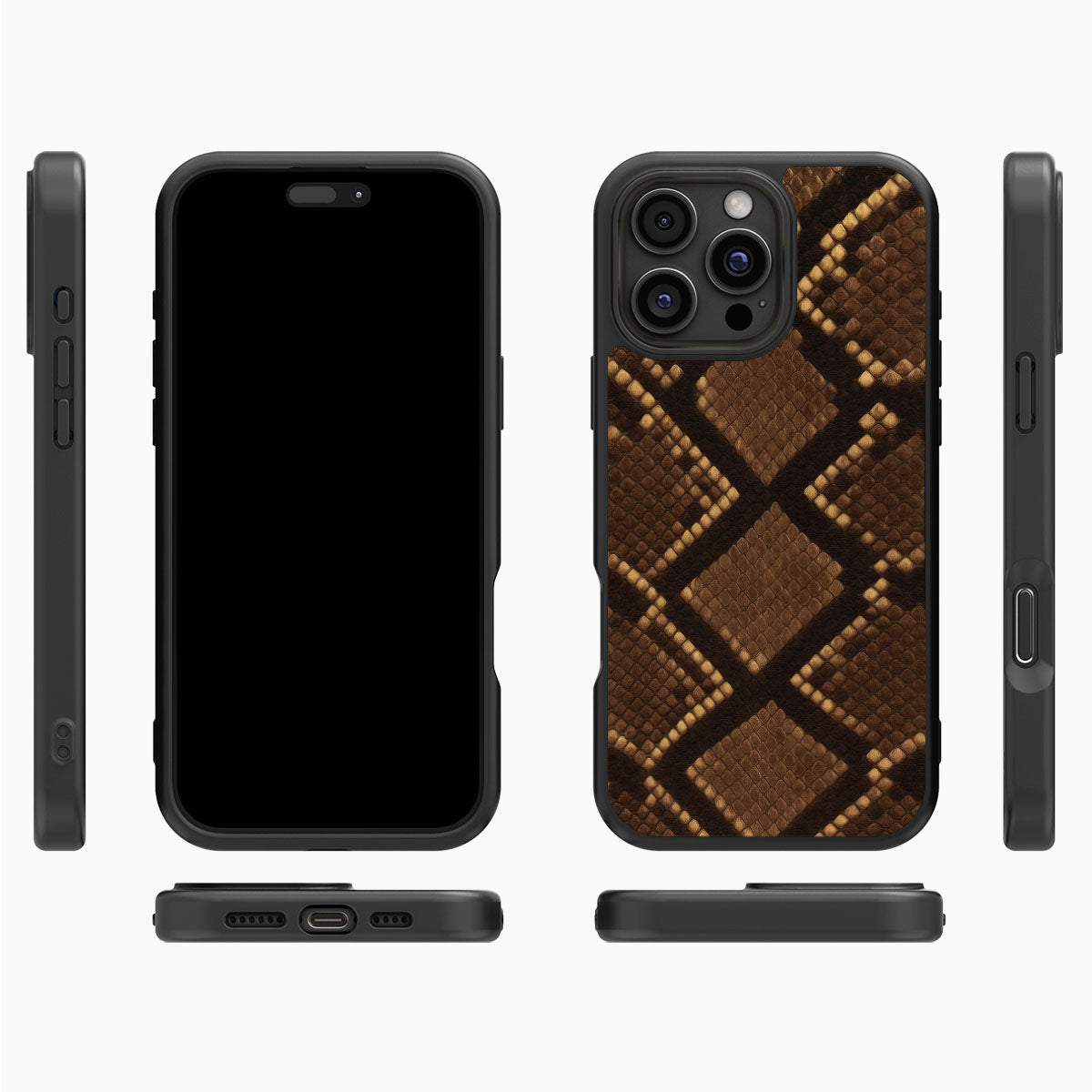 Sepia Snake - iPhone 16 Pro Case #case type_core (magsafe), #case type_core (non magsafe)