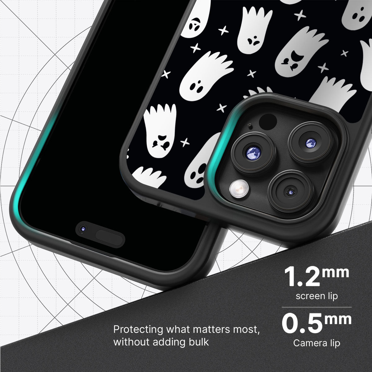 Spooky Spirits - iPhone 16 Pro Case #case type_core (magsafe), #case type_core (non magsafe)