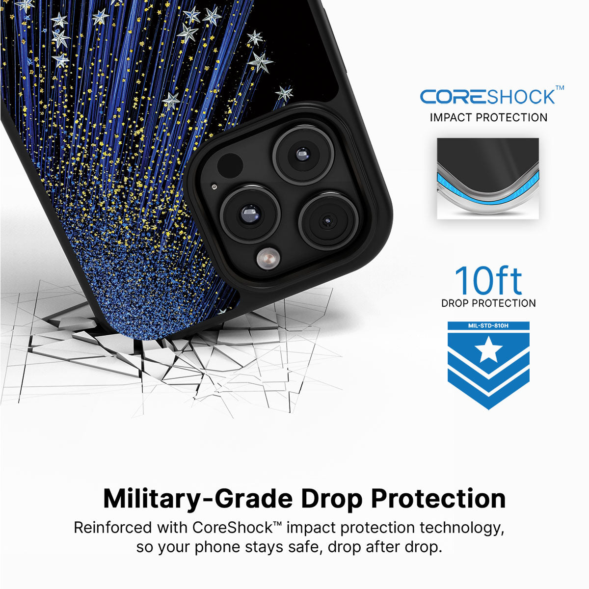 iPhone 16 Pro Case with MagSafe – Star Cascade