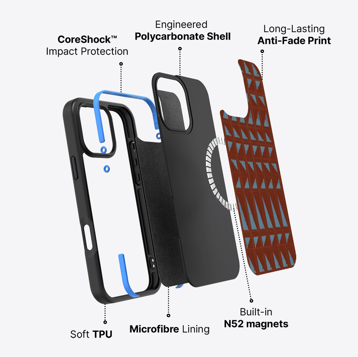 Winter Kilim - iPhone 16 Pro Case, #case type_core (magsafe)