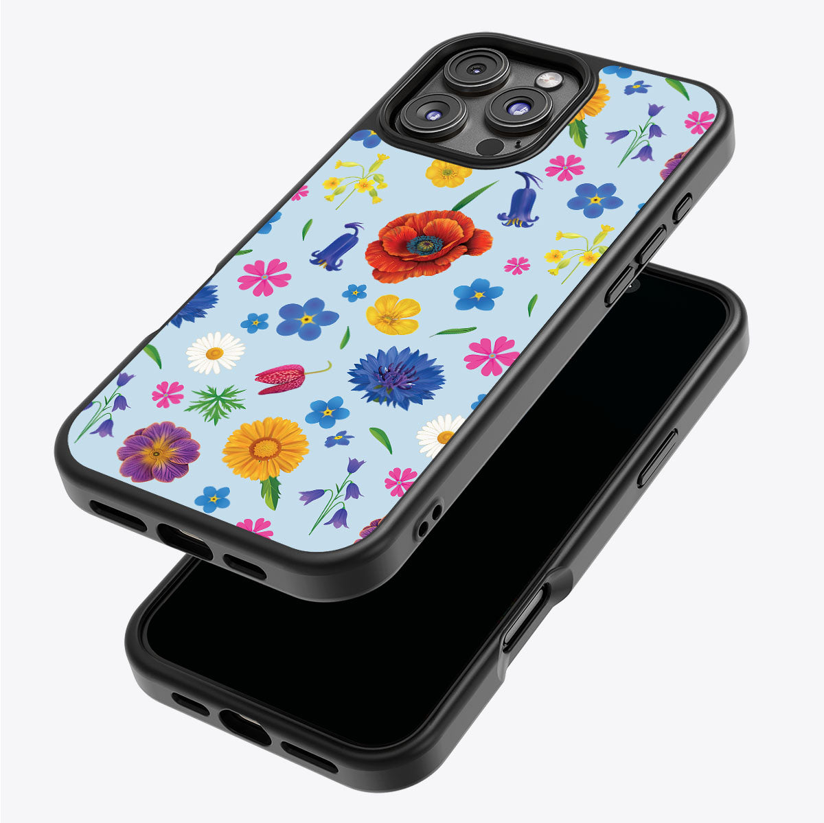British Wildflowers - iPhone 16 Pro Max Case #case type_core (magsafe), #case type_core (non magsafe)