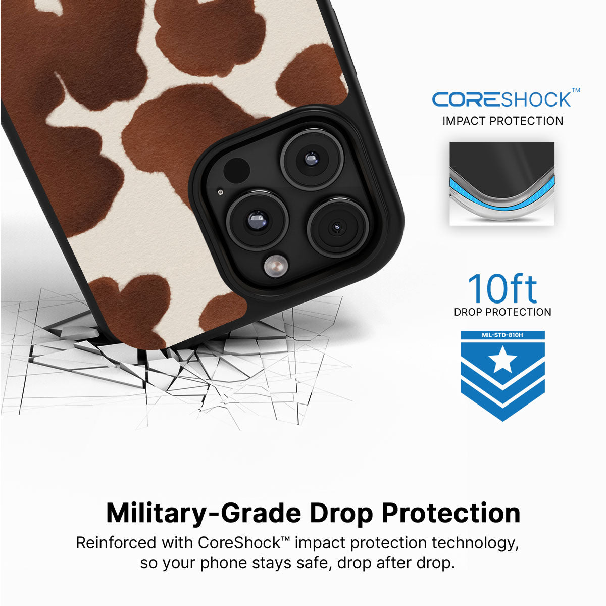 Cocoa Cow - iPhone 16 Pro Max Case #case type_core (magsafe), #case type_core (non magsafe)