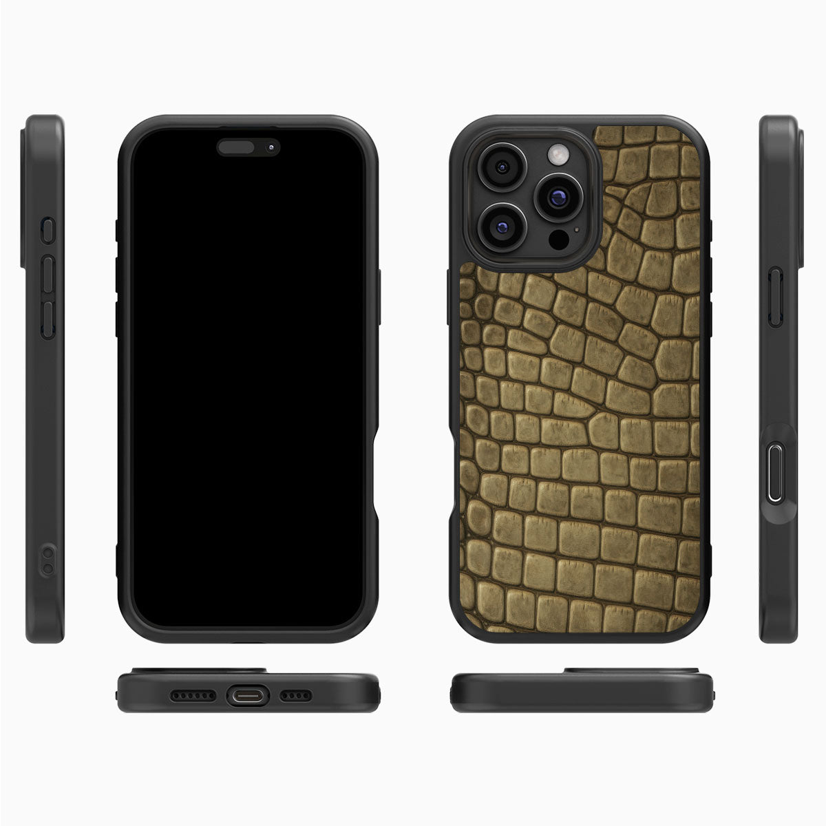 Croc Scales - iPhone 16 Pro Max Case #case type_core (magsafe), #case type_core (non magsafe)