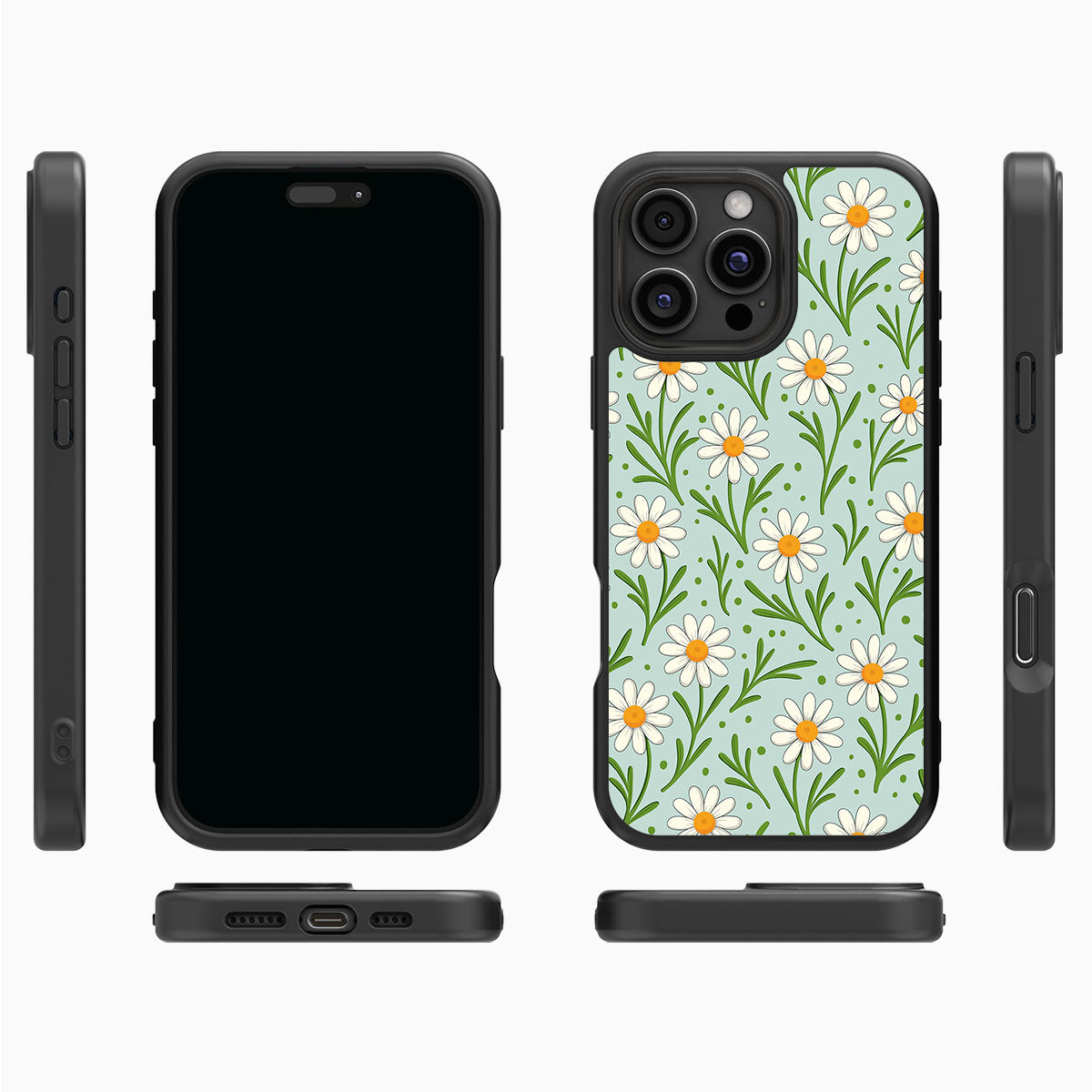 Daisy Flowers - iPhone 16 Pro Max Case #case type_core (magsafe), #case type_core (non magsafe)