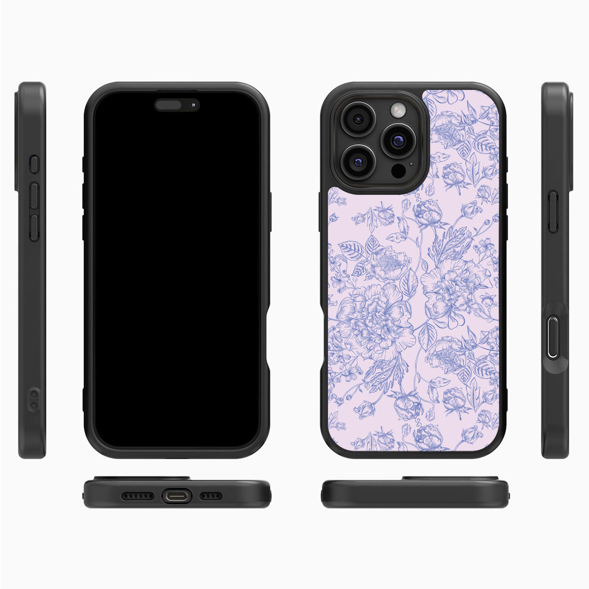 Etched Botanics - iPhone 16 Pro Max Case #case type_core (magsafe), #case type_core (non magsafe)