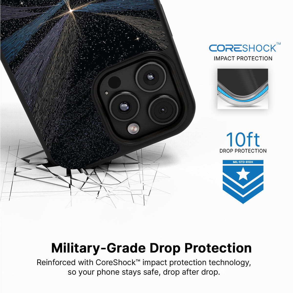 iPhone 16 Pro Max Case with MagSafe – Falling Star