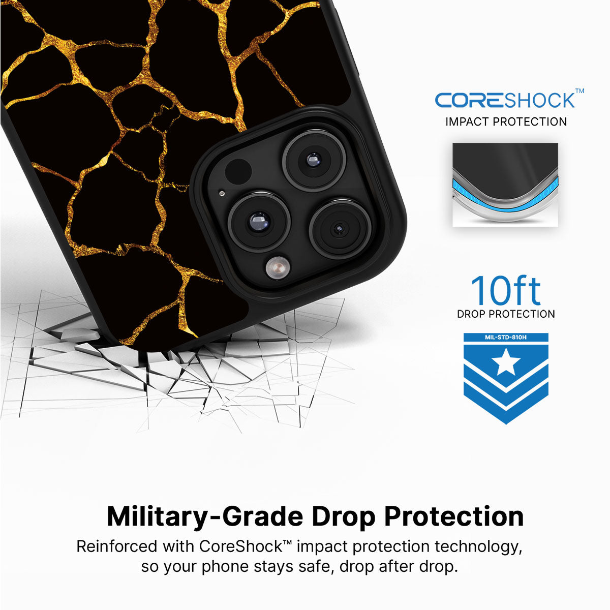 Kintsugi - iPhone 16 Pro Max Case #case type_core (magsafe), #case type_core (non magsafe)