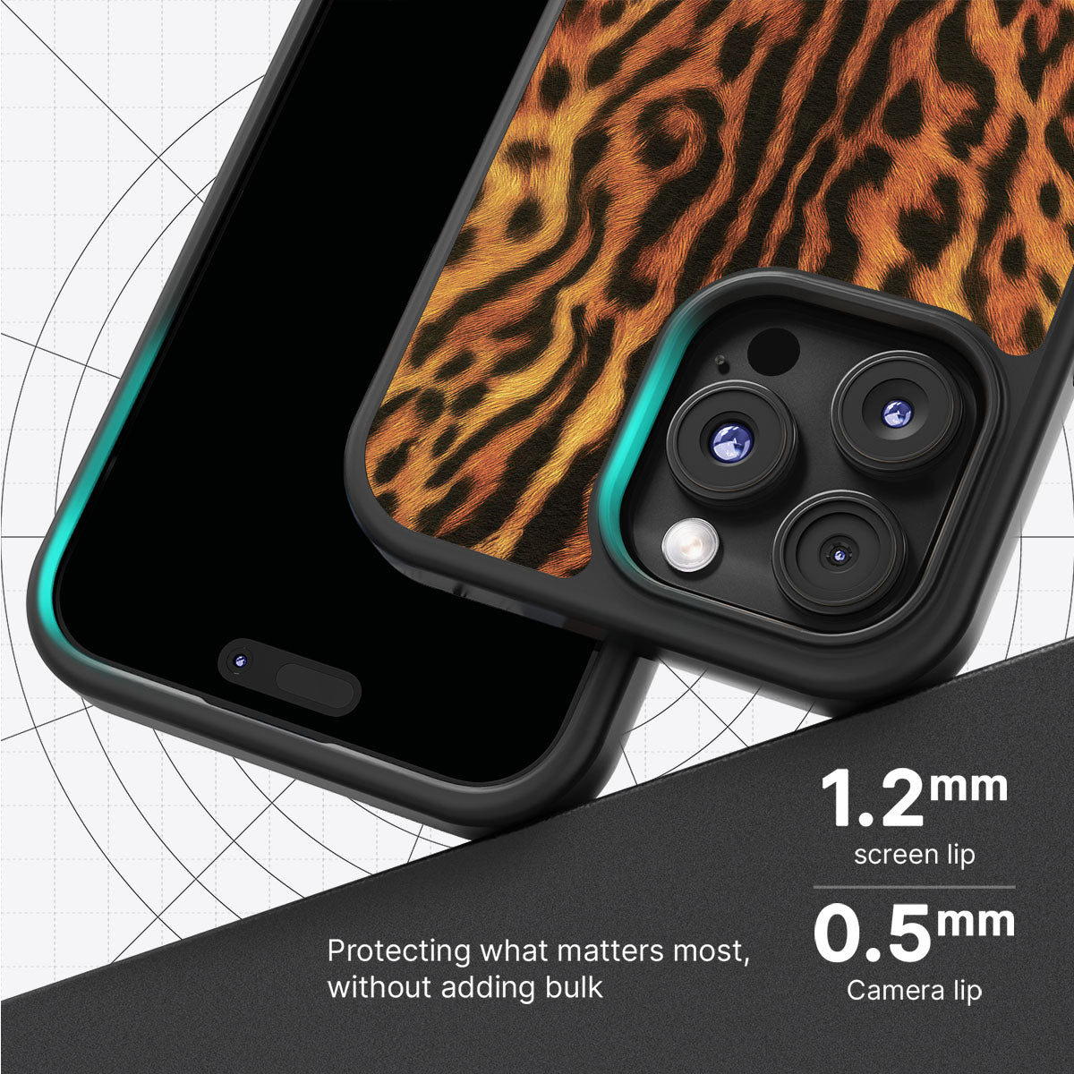 Leopard Trail - iPhone 16 Pro Max Case #case type_core (magsafe), #case type_core (non magsafe)