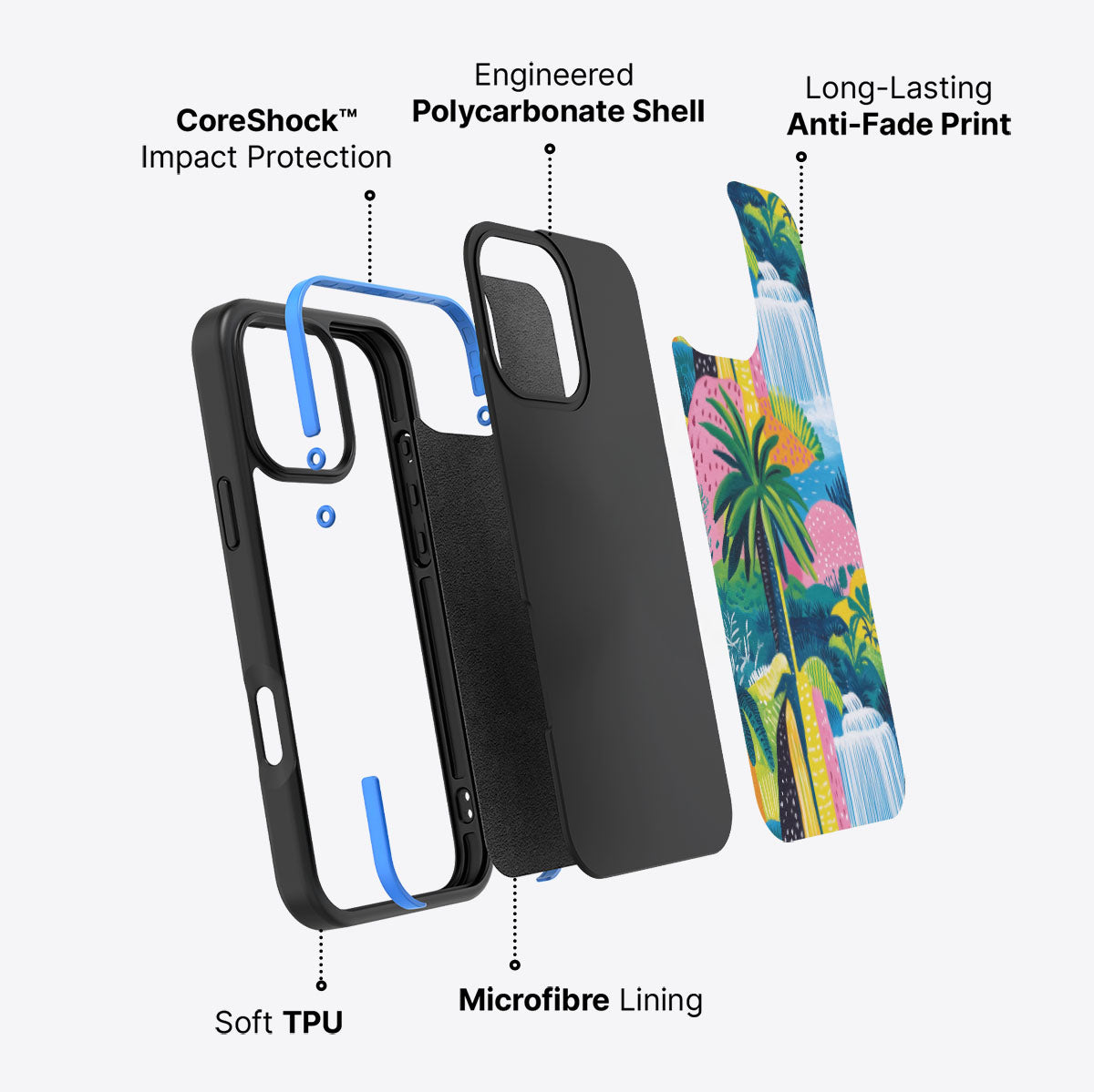 Lively Amazon - iPhone 16 Pro Max Case #case type_core (non magsafe)