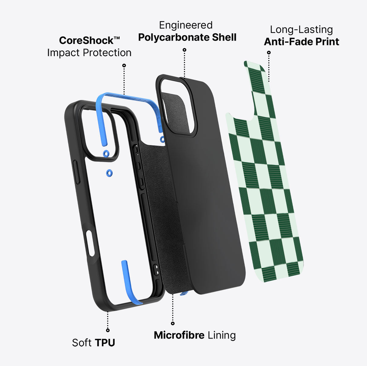 Luxe Emerald - iPhone 16 Pro Max Case #case type_core (non magsafe)