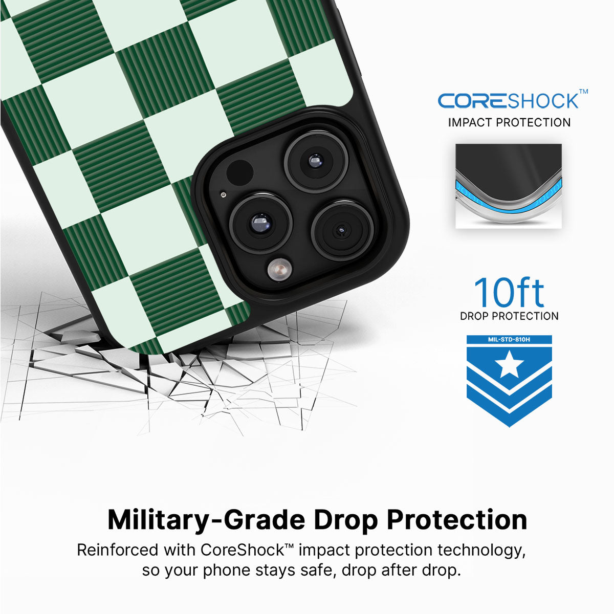 Luxe Emerald - iPhone 16 Pro Max Case #case type_core (magsafe), #case type_core (non magsafe)