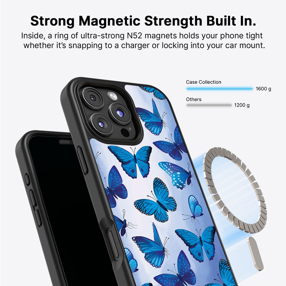 Magic Butterflies - iPhone 16 Pro Max Case #case type_core (magsafe)